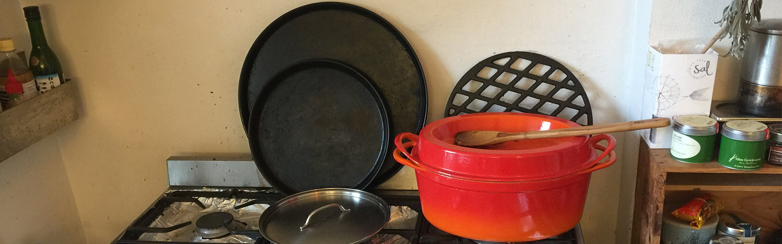 So sieht es aus bei Andrew in der Küche.