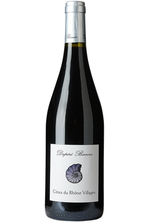 Eine Flasche französischer Bio Rotwein Cuvée in einer Burgunderflasche mit einer silbernen Kapsel.