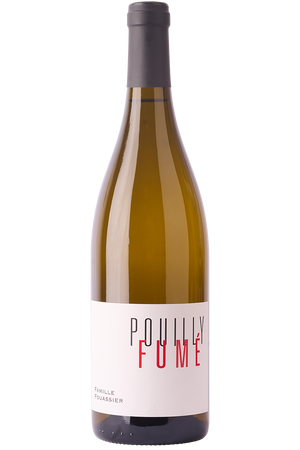 Eine Flasche französischer Bio Weißwein aus Sauvignon Trauben in einer Burgunderflasche mit einer schwarzen Kapsel.