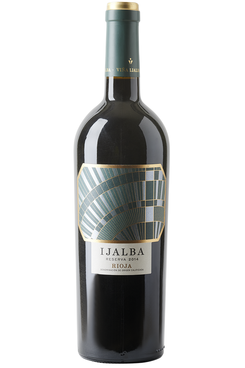 Eine Flasche spanischer Bio Rotwein in einer Bordeaux Flasche mit grüner Kapsel.