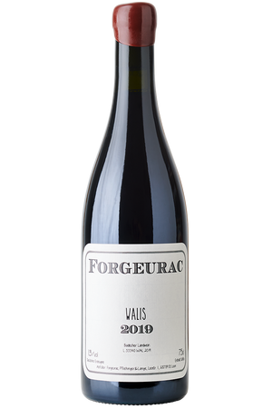 Eine Flasche deutscher Rotwein aus Spätburgunder in einer Burgunderflasche mit roter Kapsel.